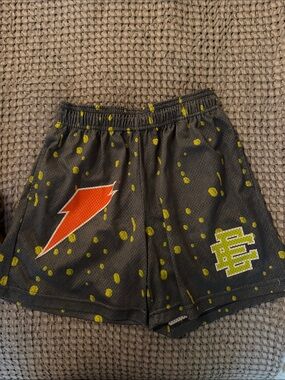 Eric Emanuel Gatorade shorts. Gray